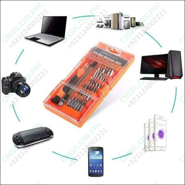 Jakemy 54 In 1 Mini Bits Screwdriver Set Repair Tool Kit