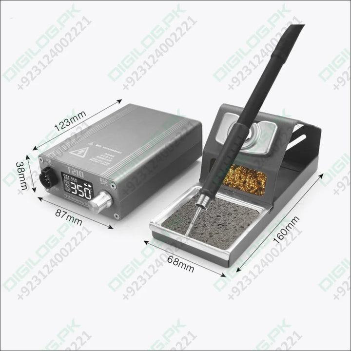 T210 Thermostatic Soldering Station – 75W Adjustable Temperature 120–450°C LED Display Auto Sleep PID Control