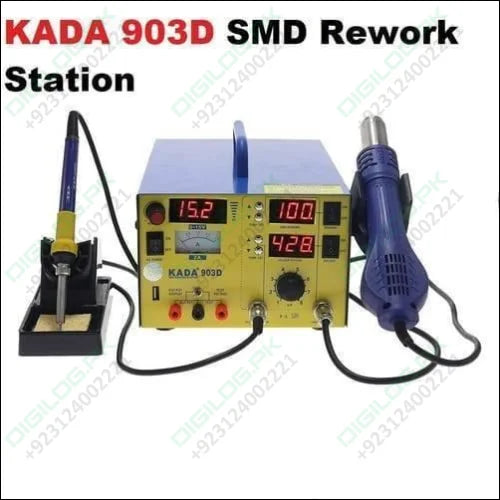 Kada903d Kada 903d Digital Hot Air Gun Soldering Iron Smd