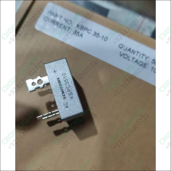 Kbpc3510 Bridge Rectifier Diode - Single Phase Metal Case