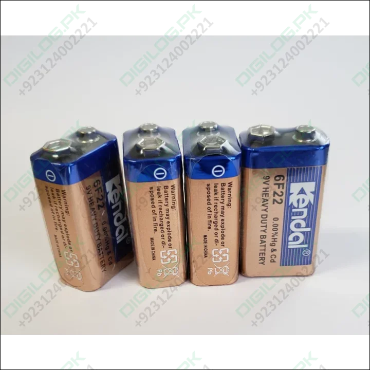 KENDAL 6F22 9V Heavy Duty Battery Best Price in Pakistan