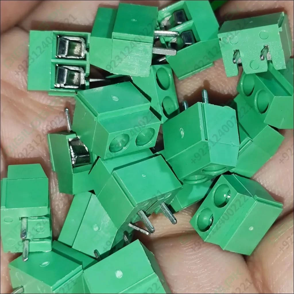 Kf 350 /kf 126 250v 10a 5mm Pitch Green Color 2 Pin Screw