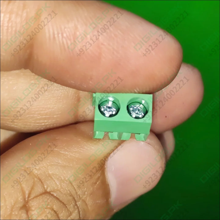 Kf 350 /kf 126 250v 10a 5mm Pitch Green Color 2 Pin Screw