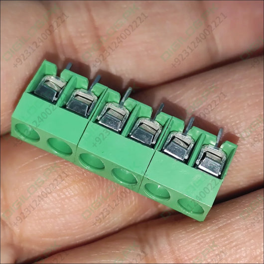 Kf 350 /kf 126 250v 10a 5mm Pitch Green Color 2 Pin Screw