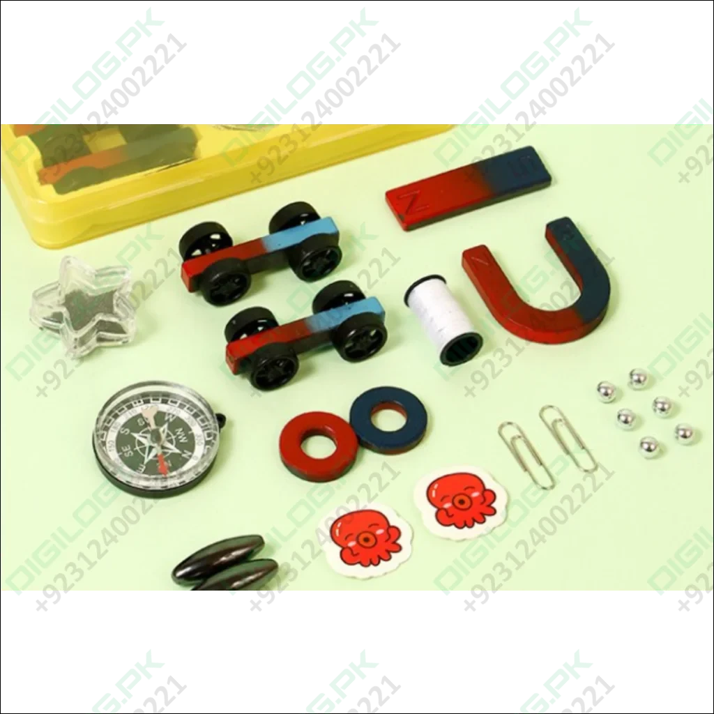 Kids STEM School Learning Magnet Power Kit - Science Experiment D