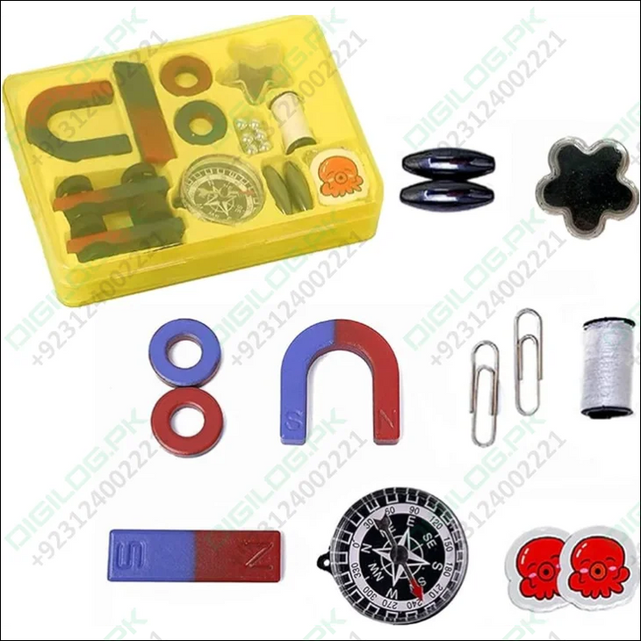 Kids STEM School Learning Magnet Power Kit - Science Experiment D