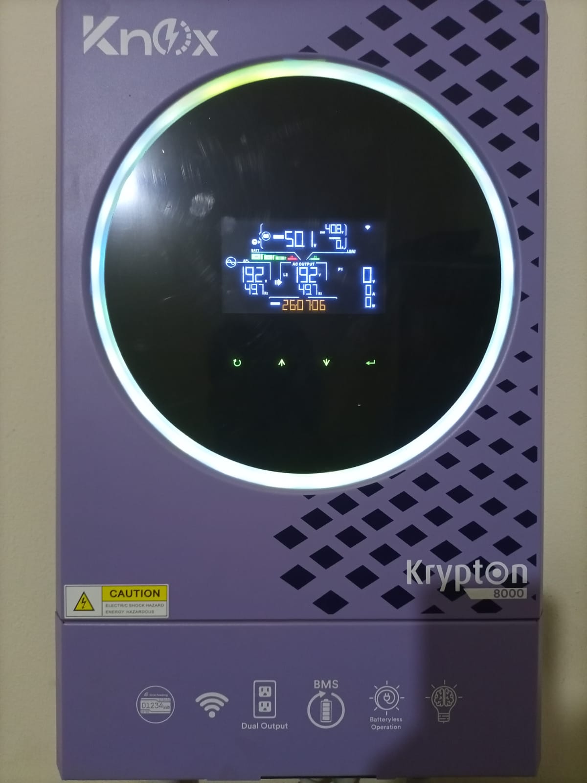 Knox Krypton 8000 Hybrid infini V IV 6KW Twin solar Wifi Dongle