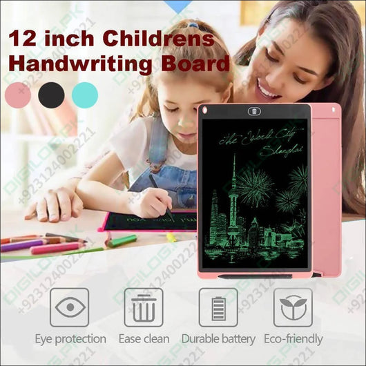 Lcd Writing Tablet Hsd1200 12 Inch Paperless Student Family