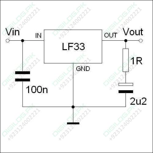 Lf33 3.3v Low Dropout Regulator