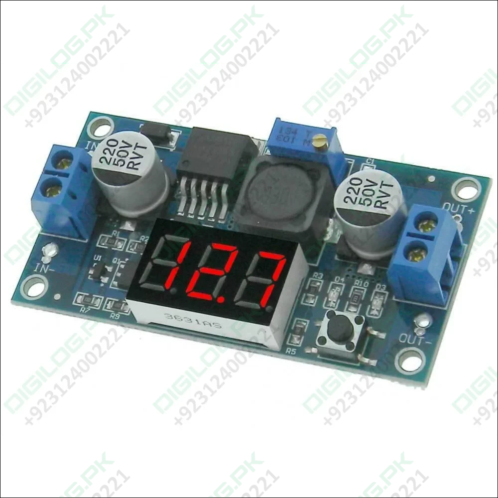 Lm2596 2a Buck Step-down Power Converter Module Dc 4.0~40