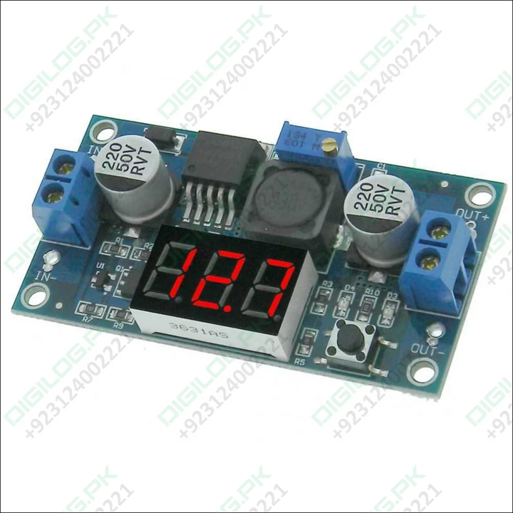 Lm2596 2a Buck Step-down Power Converter Module Dc 4.0~40