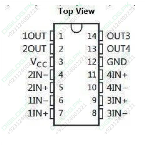 Differential Comparator IC LM2901N