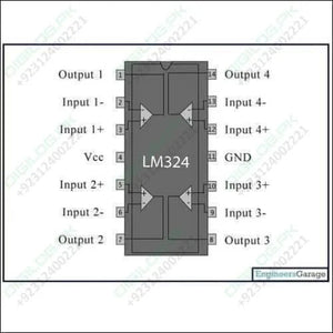 Lm324 Quad Op - amp Operational Amplifier Ic