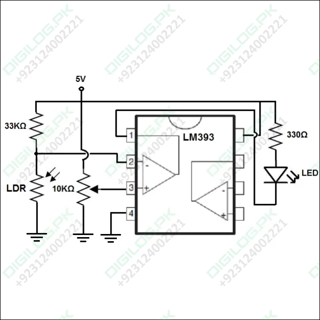 Lm393 Dual Differential Comparator Ic In Pakistan