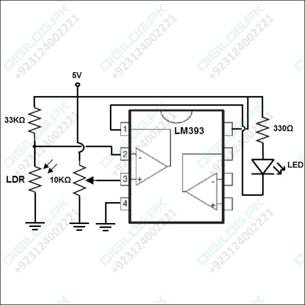 Lm393 Dual Differential Comparator Ic In Pakistan