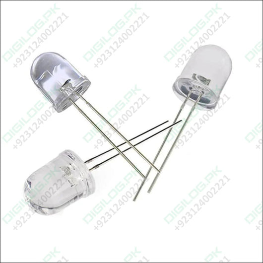 Large 10mm White Led Crystal