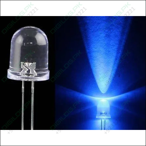 Large 10mm Blue Led Crystal