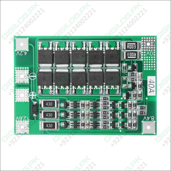 3s 40a Bms 11.1v 12.6v 18650 Lithium Battery Protection