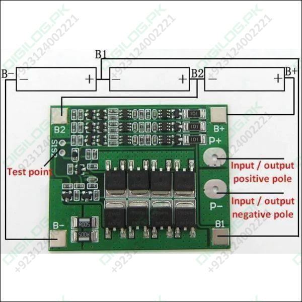 3s 25a Bms Circuit Li-ion Battery Charging Protection