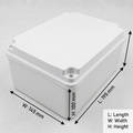 Local Made ABS Junction Box With Rubber Gland 145mm x 195mm x 100mm
