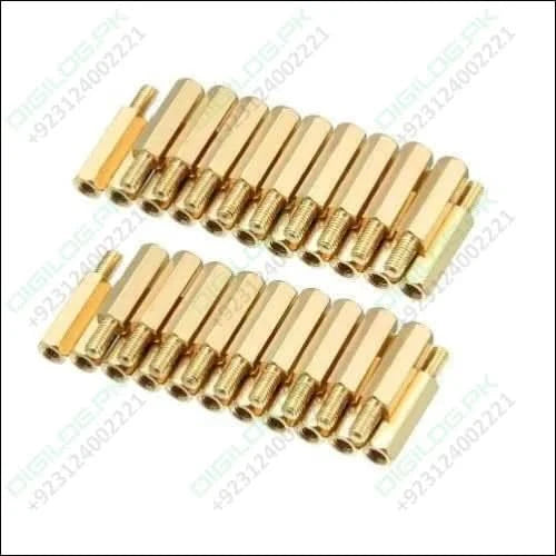 M3 Thread 16 + 4mm Male To Female Brass Hex Pcb Standoff