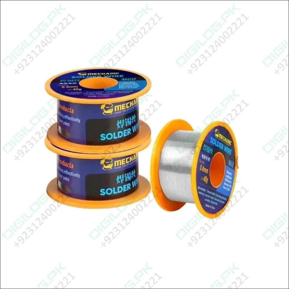 Mechanic Ds6 + m60 40g 0.4mm Electronic Soldering Welding No-clean Rosin Solder Wire