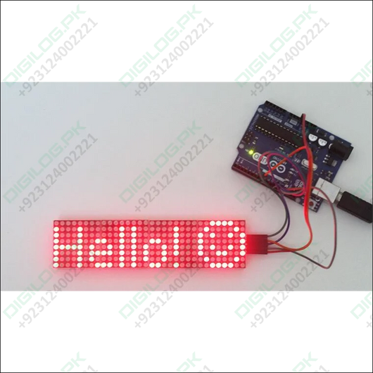 Max7219 32×8 Dot Matrix Display Module In Pakistan