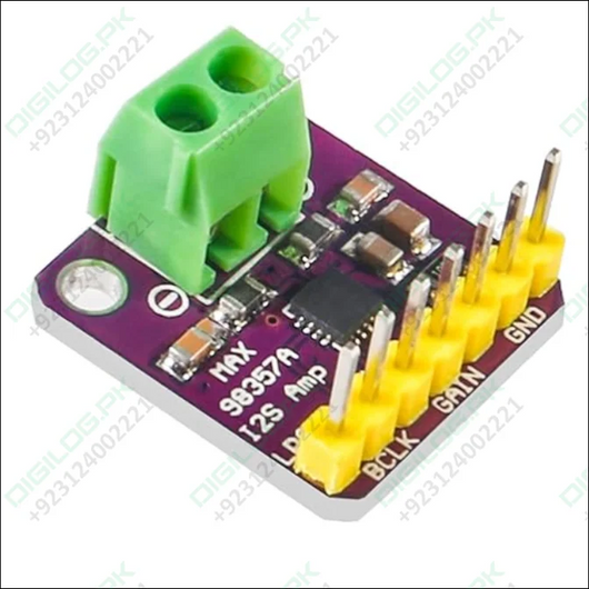 MAX98357 I2S PCM Digital Audio Amplifier Board - 3W Class D DAC Decoder