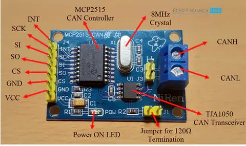 Mcp2515 Can-bus Controller And Transceiver Module