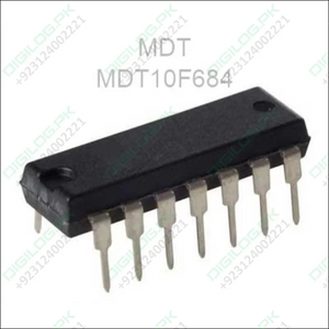 MDT10F684 8-bit Microcontroller – DIP-14, 2K Flash, 128B EEPROM, 64B RAM, 20MHz, ADC, PWM, Low-Power MCU