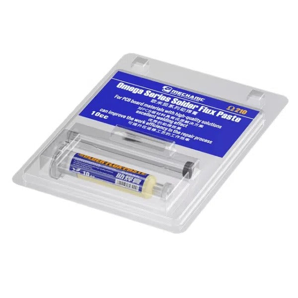 MECHANIC OMEGA 210 FLUX PASTE 10CC - Soldering Flux