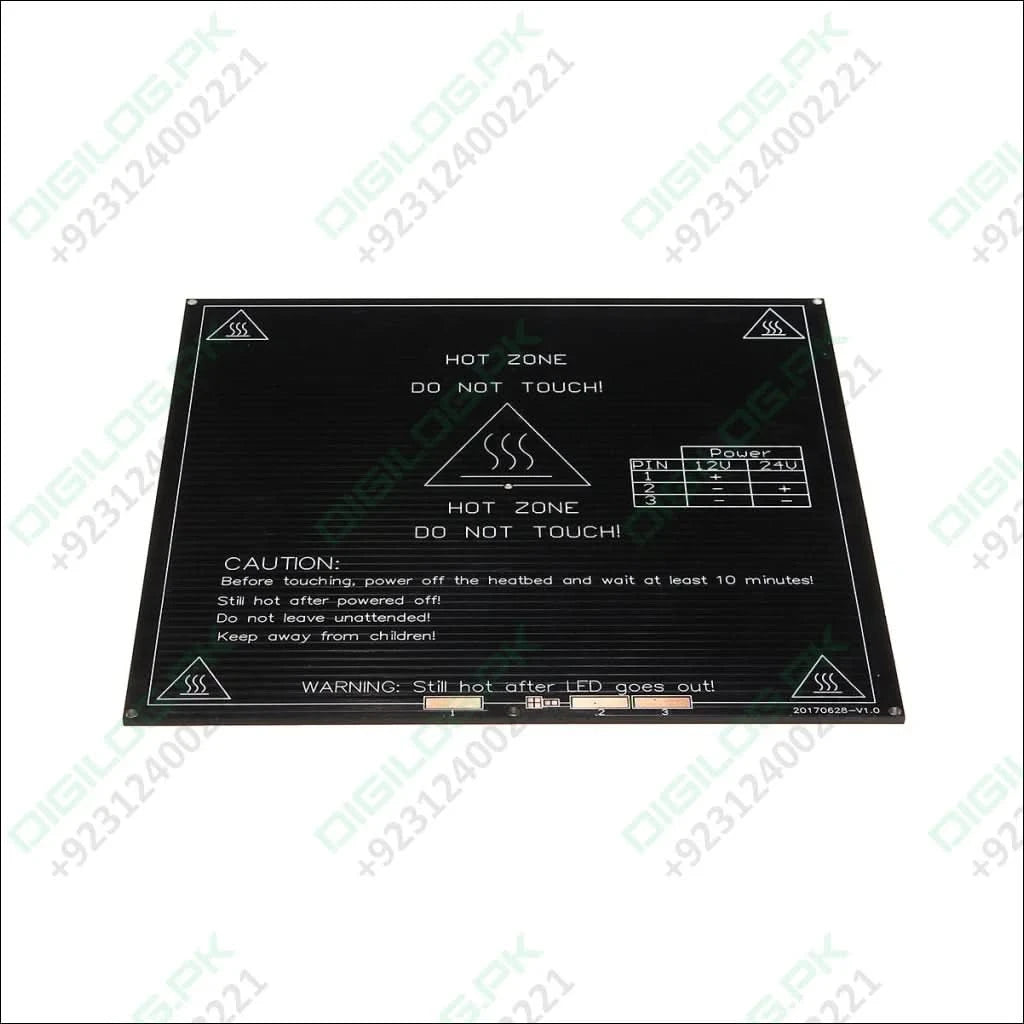 MK3 Heatbed Heated Bed Heat Bed 214x214x3mm Aluminum PCB Board Heat Bed 12V/24V Dual Power for RepRap 3D Printer