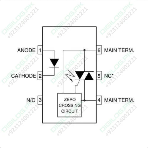 Moc3083 Optoisolators Triac Driver Ic