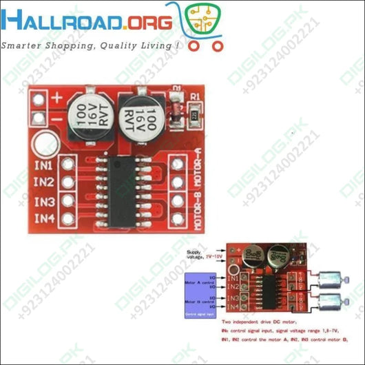 Mx1508 Mini Dual Channel 1.5a Dc Motor Driver Module L298n