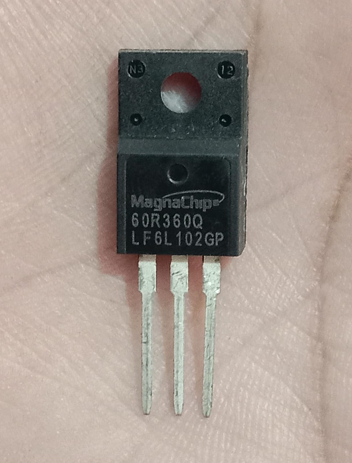 MagnaChip 60R360Q 600V 0.36Ω N-Channel Power MOSFET (TO-220F) Used