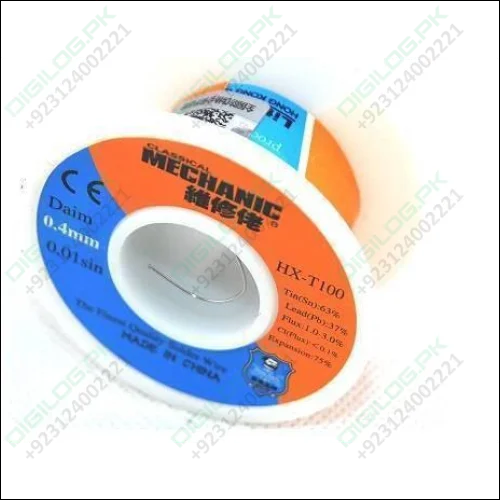 Mechanic Hx-t100 0.4mm 50 Grams Soldering Wire