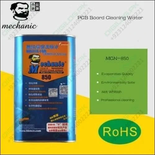 Mechanic Water Mcn 850 Ultrasonic Cleaner Liquid For Lead