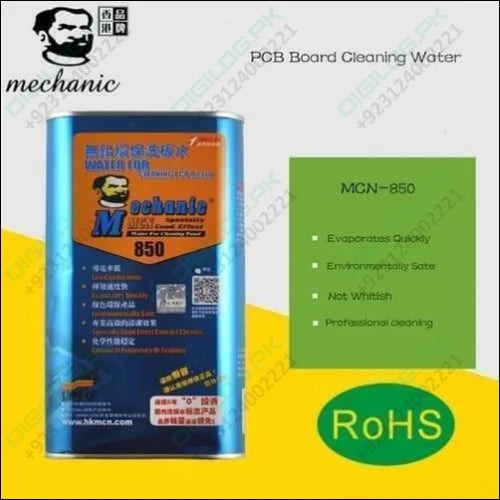 Mechanic Water Mcn 850 Ultrasonic Cleaner Liquid For Lead