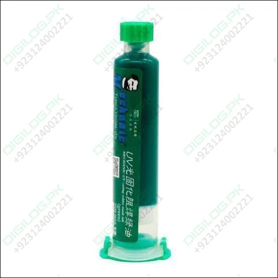 Green Mechanic Uv Curable 10cc Solder Mask Ink Pcb Fixing