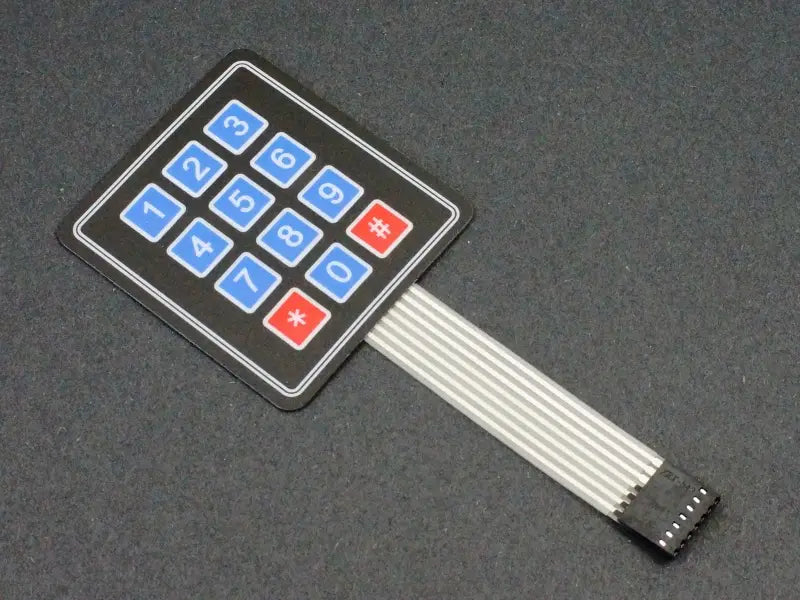 Arduino 12 Key Keypad Arduino 3X4 KEYPAD 4×3 Matrix 12 keys Membrane Switch Keypad in ...