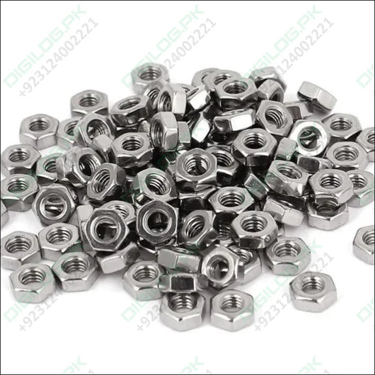 500pcs Metric M3 Nuts Hex Style