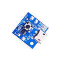 Micro USB Rechargeable Mini Circuit Board, 3-Level Speed Control 18650 Compatible