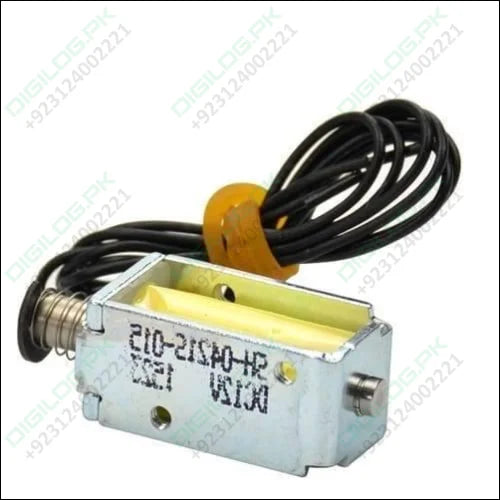 Micro Electromagnet Dc12v 1.5w 4mm Stroke Through Push Pull