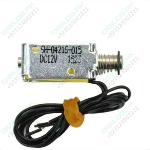 Micro Electromagnet Dc12v 1.5w 4mm Stroke Through Push Pull