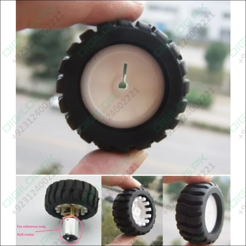 Mini Car Wheel Tyre 43mm For N20 Dc Gear Motor | Best