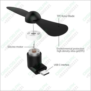 Mini Type-C High Speed USB Mobile Cooler Fan