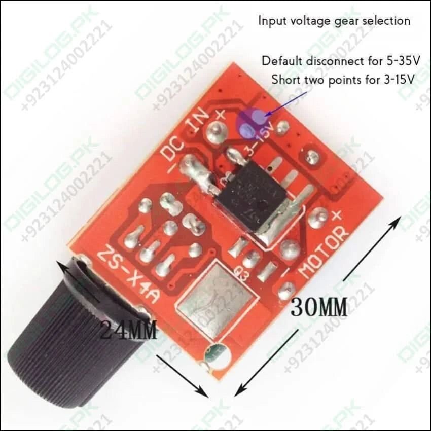 Zs-x4a 5a Pwm Dc Motor Speed Controller Module Light Dimmer