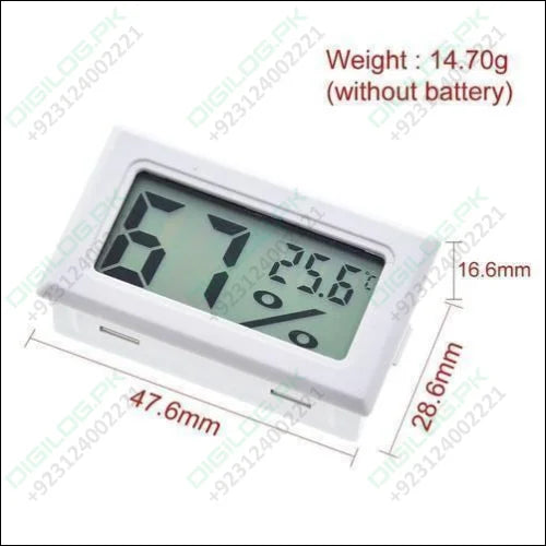 Mini Digital Thermometer Hygrometer Temperature Humidity