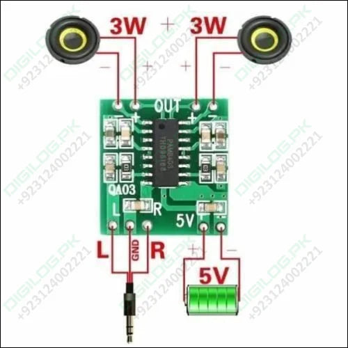 Digital Stereo Audio Amplifier Board Pam8403 Mini Two