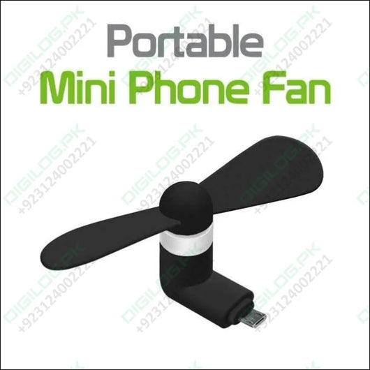 Mini USB Fan For Mobile Phone Micro Port Mix Color